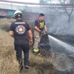 En uno de los siniestros se tuvo que utilizar el helicóptero para que no se propagaran las llamas.