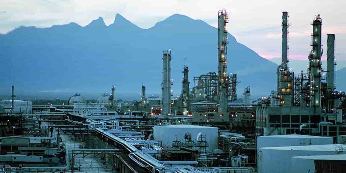 Los contaminantes de la refinería de Pemex consisten en su mayoría en dióxido de azufre.