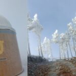 La altura del Cerro del Potosí facilitó las cosas para que la nieve cubriera todo el panorama.