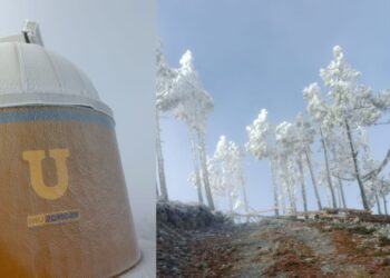 La altura del Cerro del Potosí facilitó las cosas para que la nieve cubriera todo el panorama.