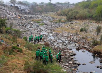 El río Pesquería es uno de los más contaminados del estado.