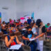 Presentan examen masivo para certificado de estudios