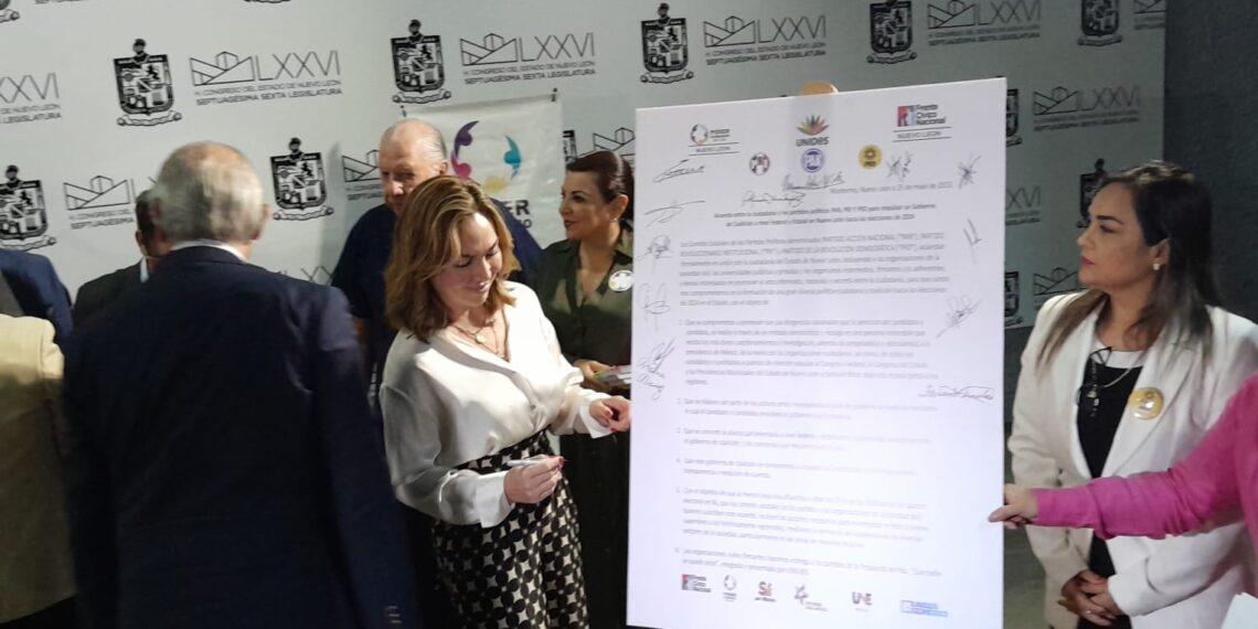 Firma oposición alianza rumbo a las elecciones 2024