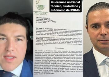 Samuel García pide destitución de Fiscal