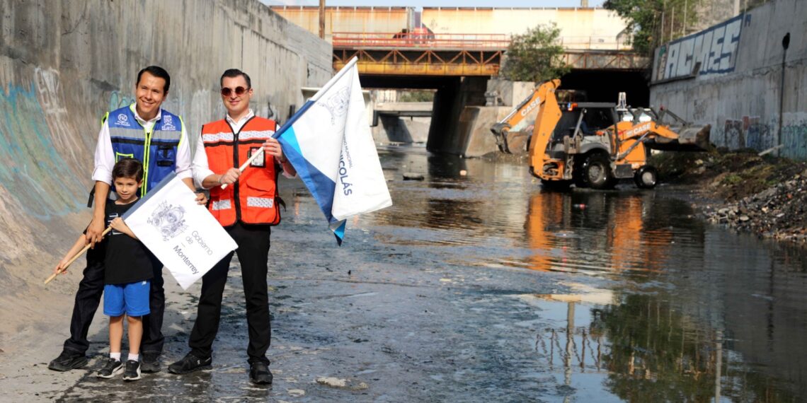 San Nicolás y Monterrey hacen alianza… para limpiar arroyo Topo Chico