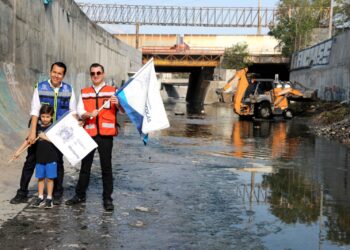 San Nicolás y Monterrey hacen alianza… para limpiar arroyo Topo Chico