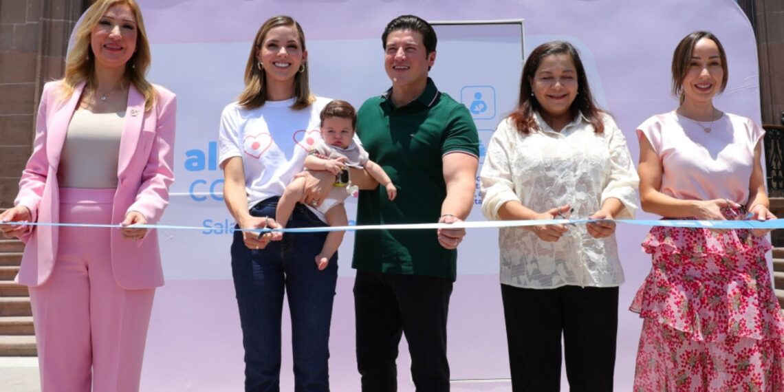 Mariana y Samuel inauguran lactarios públicos