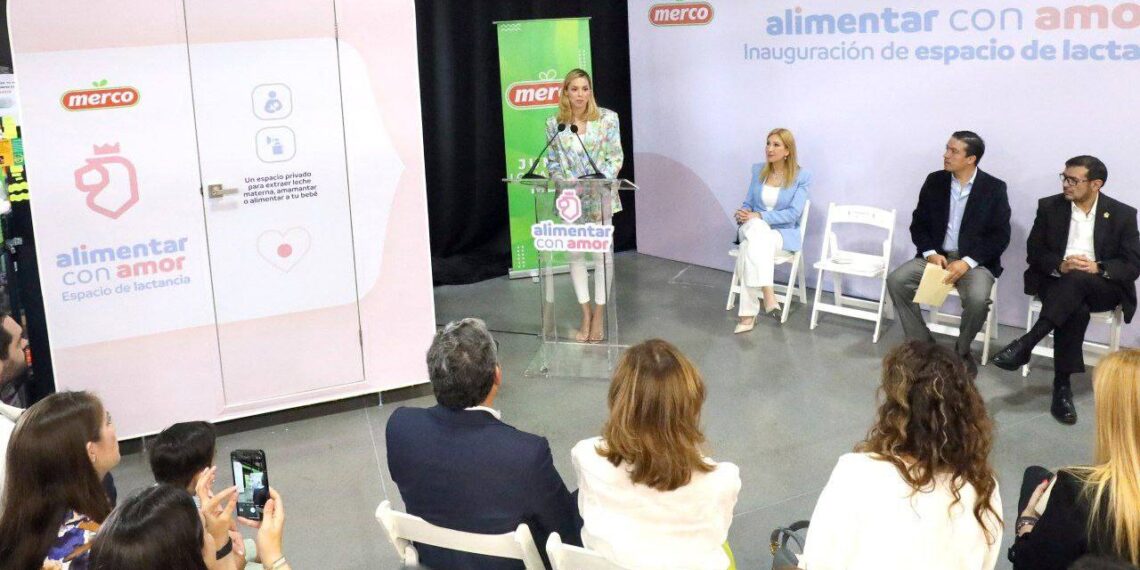 Mariana Rodríguez inauguró otro lactario, ahora en García