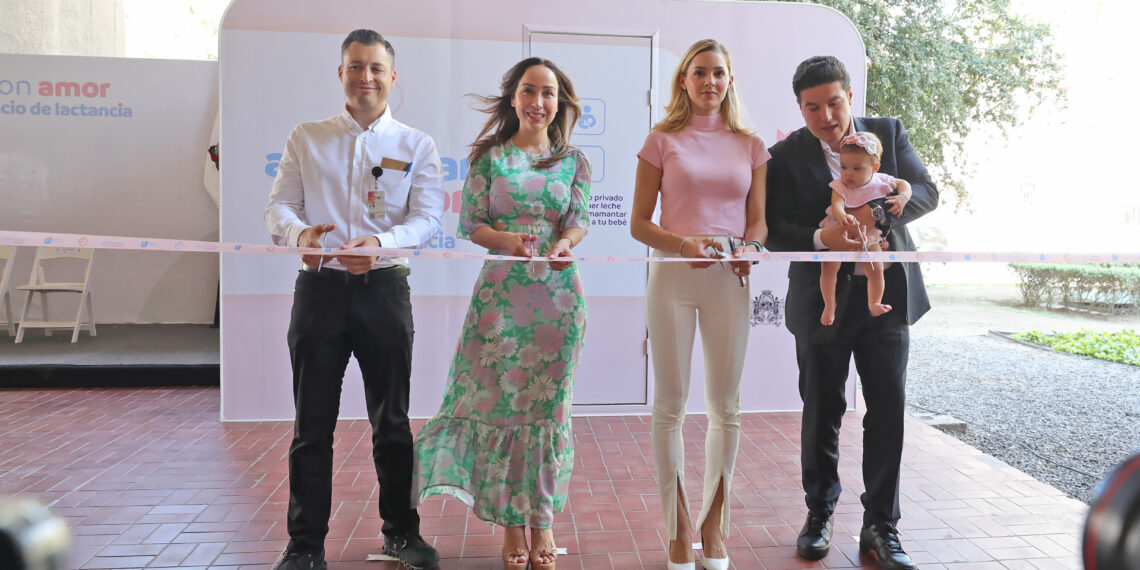 Mariana Inaugura lactario en Palacio de Monterrey
