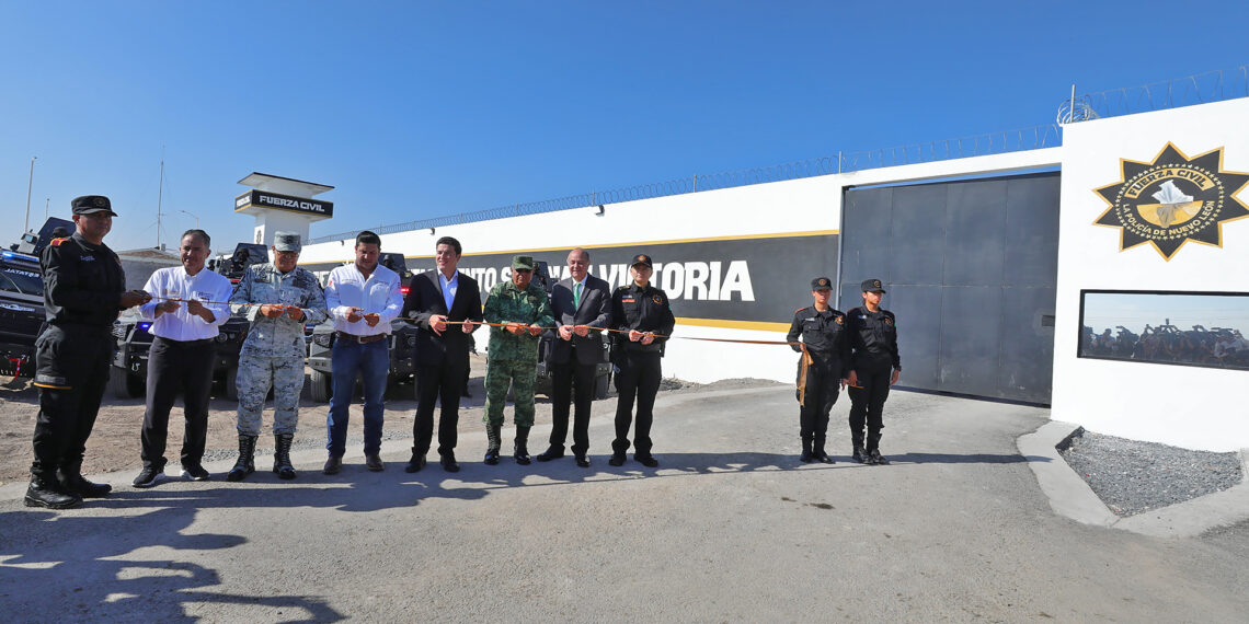 Inauguran destacamento de Fuerza Civil en Salinas Victoria