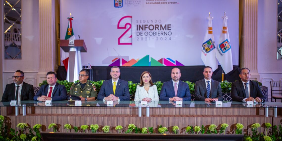 Cristina Díaz destaca seguridad y política social en segundo informe