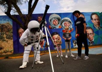 Pese al clima, el Eclipse Solar se pudo ver en Nuevo León