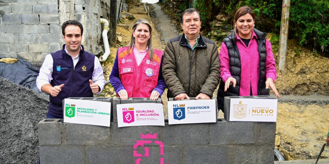 Construyen camino peatonal en Cerro de la Campana
