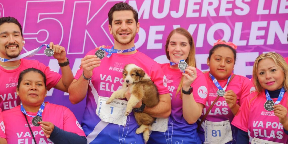 Realiza Pesquería 5K por el día de la eliminación de la violencia contra la mujer