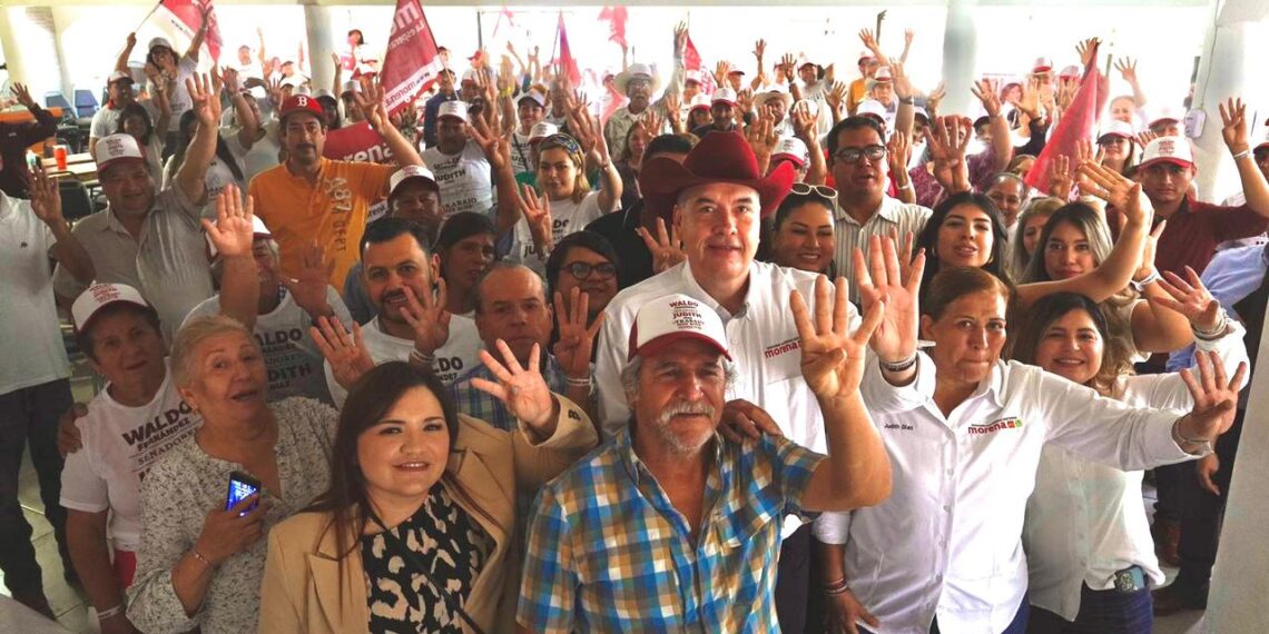 Waldo y Judith consolidan vínculos en el sur de NL