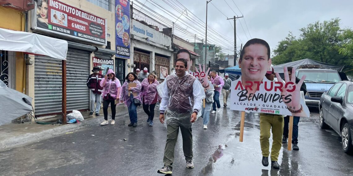 Promete Arturo Benavides evitar que Guadalupe se inunde
