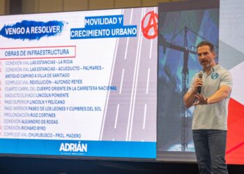 Presenta Adrián de la Garza proyectos de obras viales para su gestión