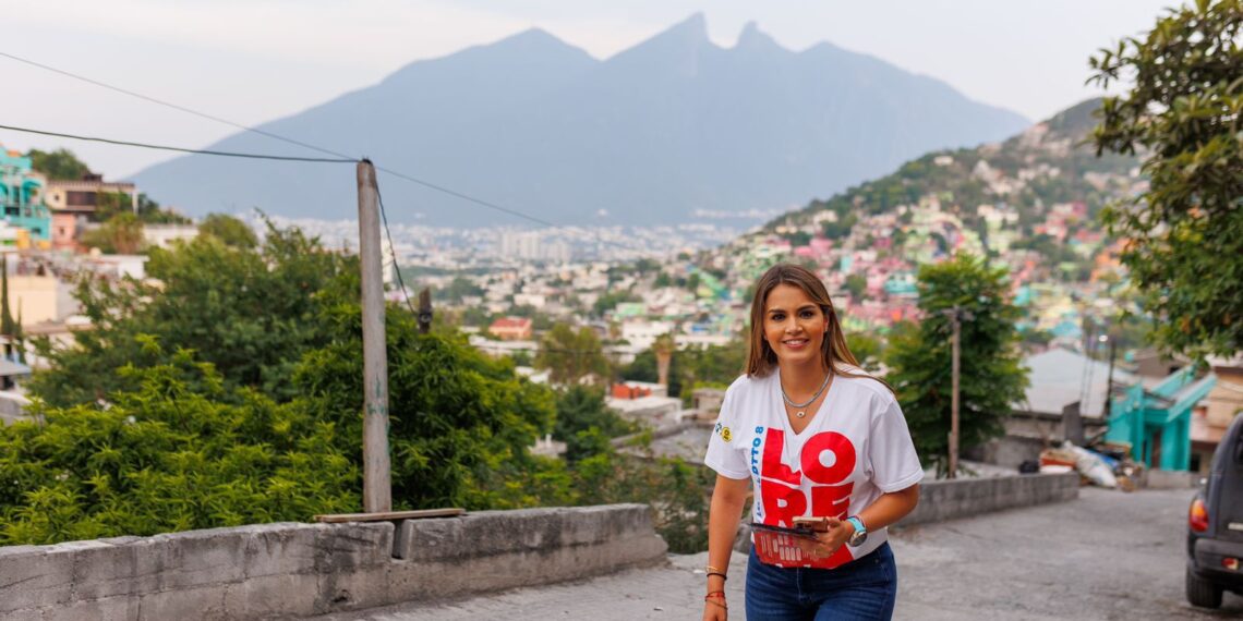 Lorena de la Garza se compromete a revitalizar el alumbrado público