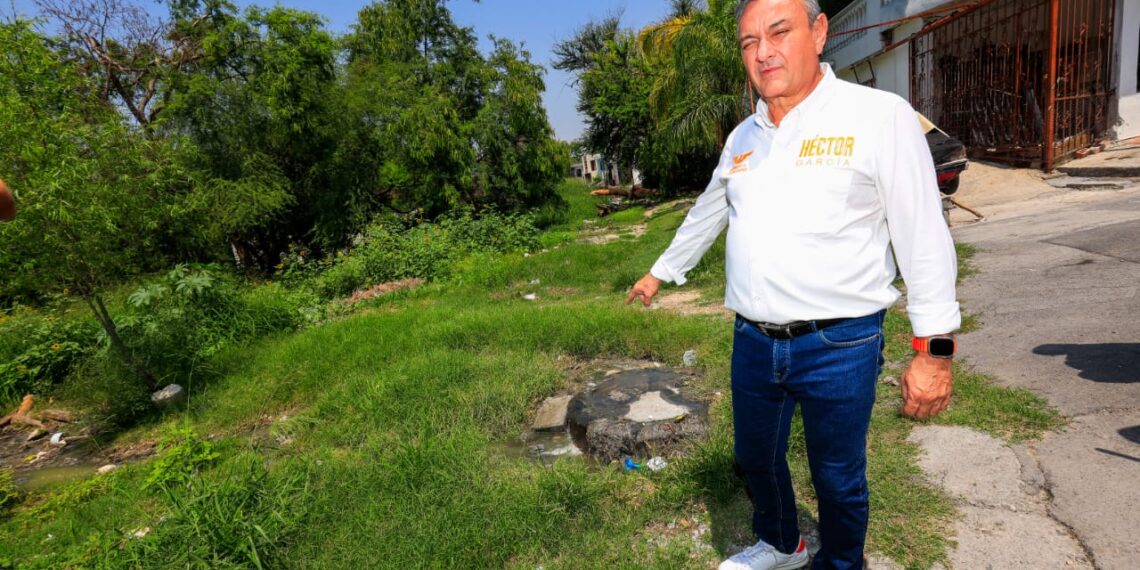 Gestionará Héctor García eliminar fugas de drenaje sanitario