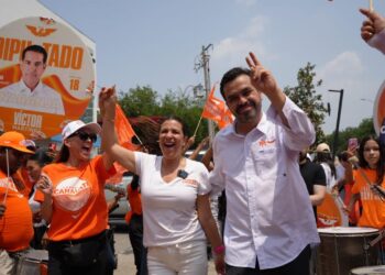 Máynez visita Nuevo León