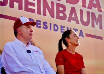 Resaltan Waldo Fernández y Judith Díaz logros de Claudia Sheinbaum durante primer mes de campaña