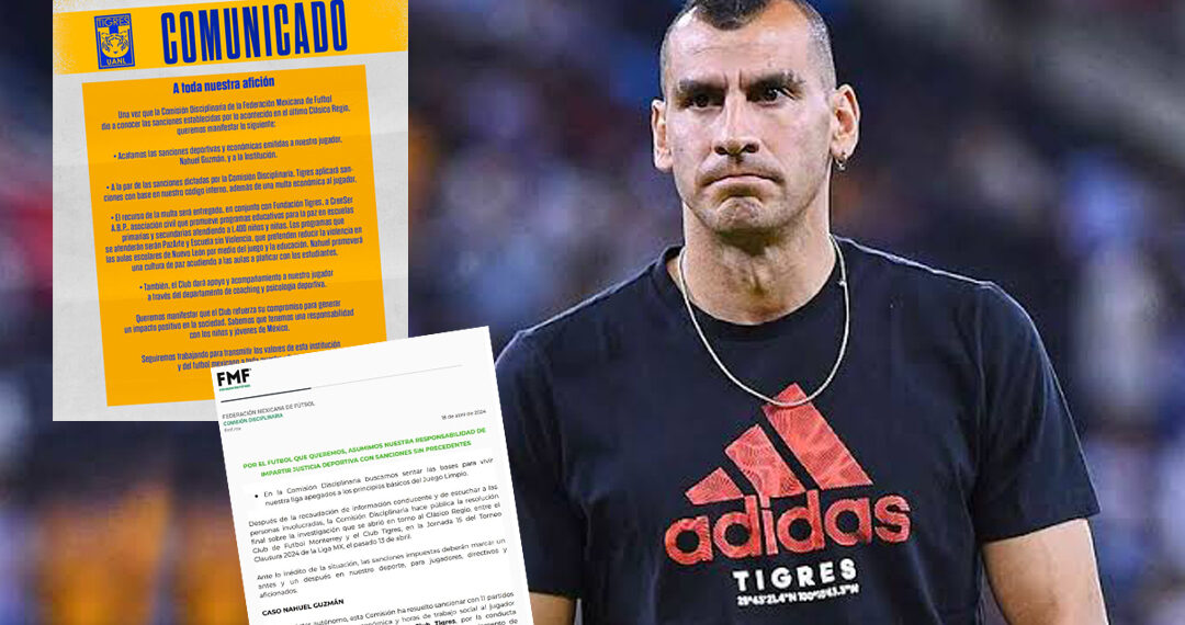 Castigan 11 partidos a Nahuel, Tigres lo manda al psicólogo