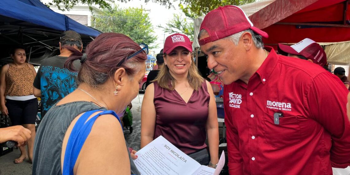 Recibe Víctor David apoyo del bloque estatal morenista en San Nicolás