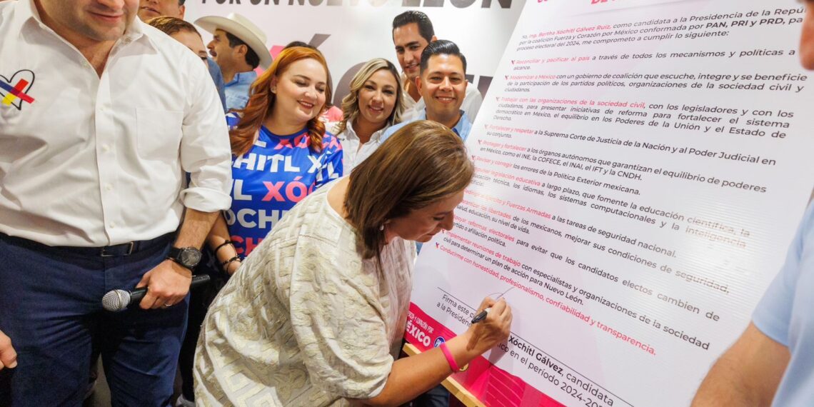 Xóchitl Gálvez trabajará mano a mano con Sociedad Civil