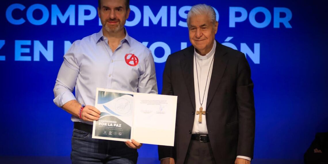 Asume Adrián de la Garza compromisos para la Paz en Monterrey