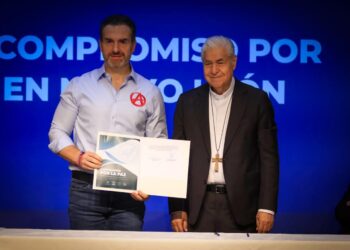 Asume Adrián de la Garza compromisos para la Paz en Monterrey