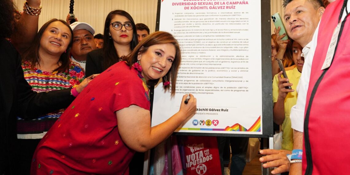 Luchará Xóchitl Gálvez por terminar con la cultura del odio en el país