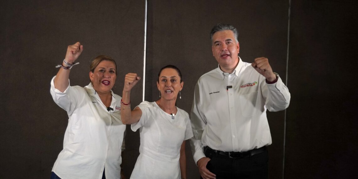 “Waldo y Judith van arriba en las encuestas”: Claudia Sheinbaum