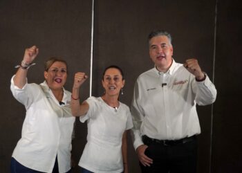 “Waldo y Judith van arriba en las encuestas”: Claudia Sheinbaum