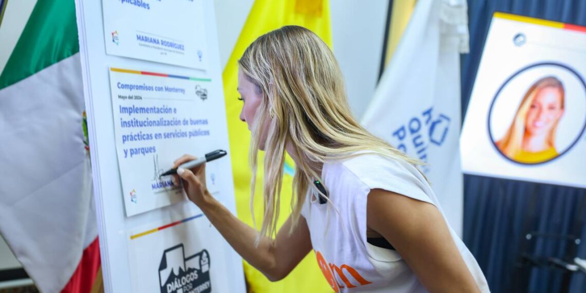 Firma Mariana compromisos con Centro Civitas