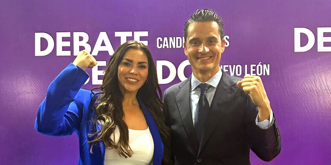 Sorprenden en  debate Karina Barrón y Fernando Margáin