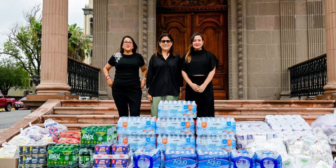 Diputadas “naranjas” hacen donativo para afectados por lluvias