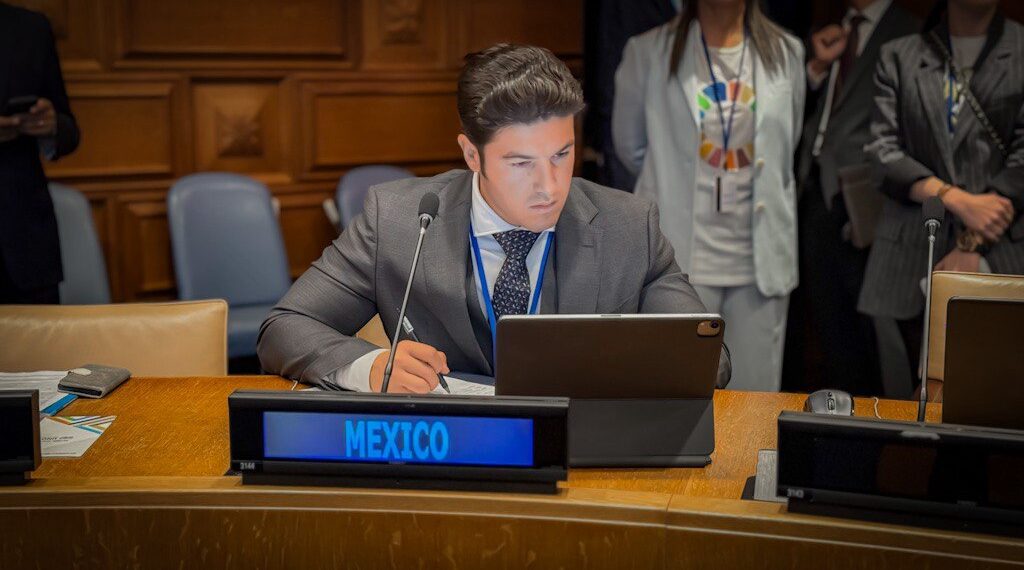 Destaca Samuel en la ONU reciclaje de alimentos para escuelas