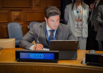 Destaca Samuel en la ONU reciclaje de alimentos para escuelas