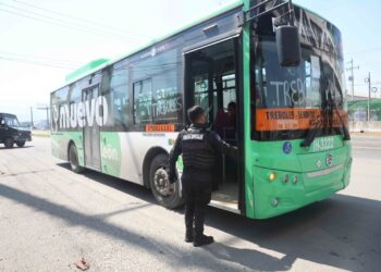 Refuerza San Nicolás la seguridad en el transporte público