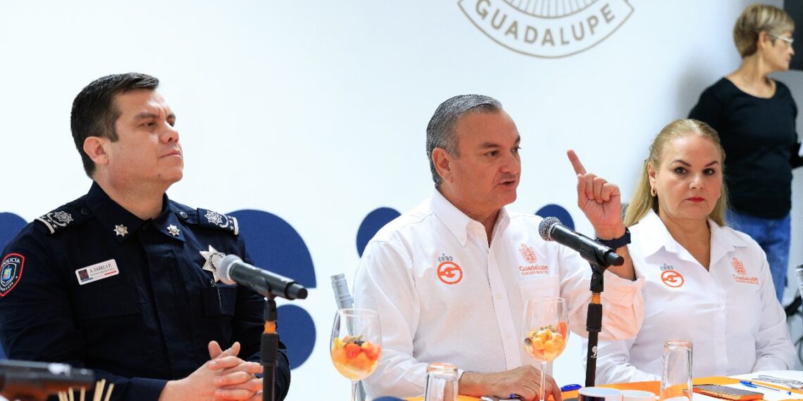 Gabinete y Cabildo unificados por la seguridad en Guadalupe
