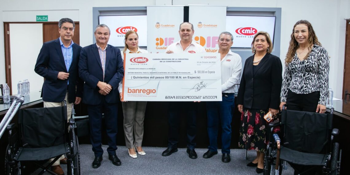 Pactan sinergia Municipio de Guadalupe y CMIC en apoyo a grupos vulnerables