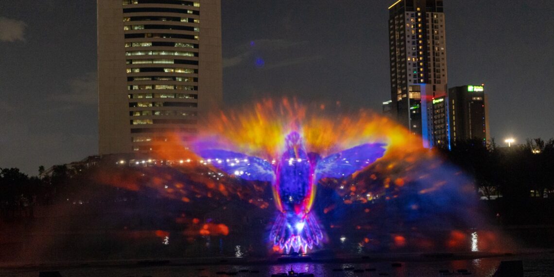 Renace “La Leyenda del Mictlán“ en el Lago de las Olas