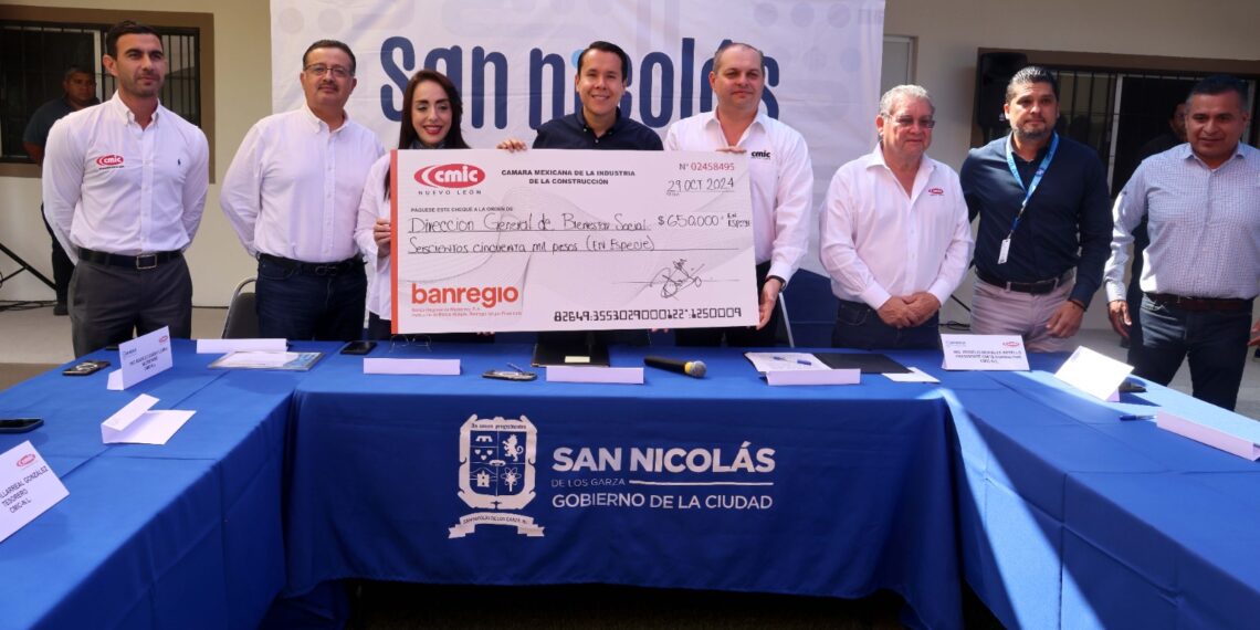 Se comprometen constructores a apoyar a San Nicolás con programas sociales