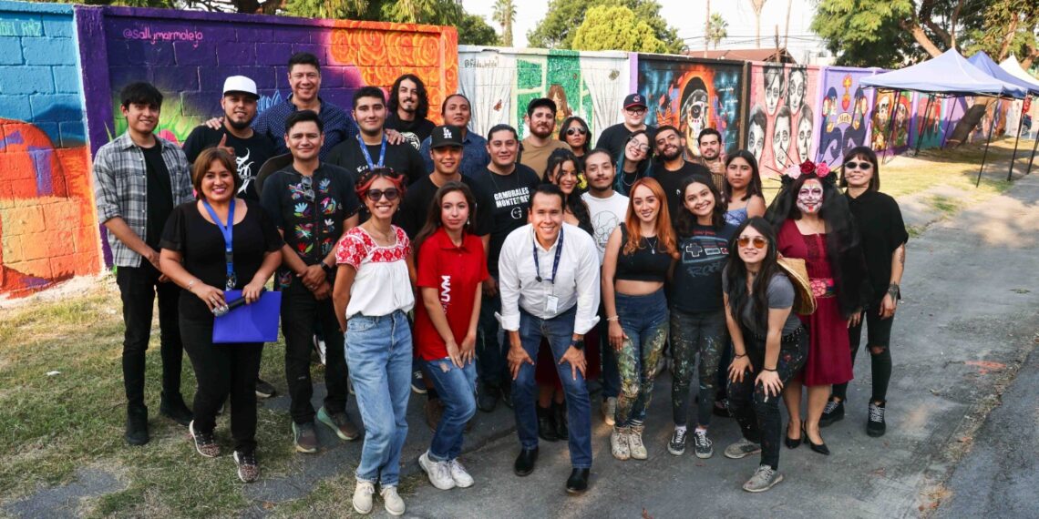 Ponen color al Día de Muertos en San Nicolás