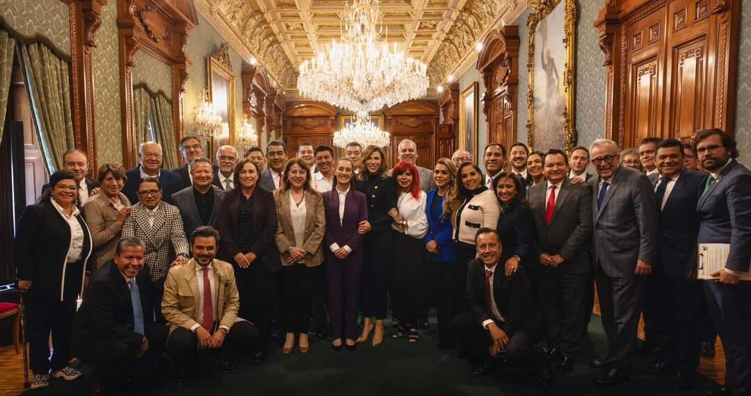 Se reúne gobernador de Tamaulipas con la presidenta Claudia Sheinbaum