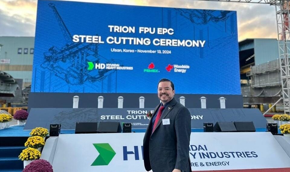 Arranca en Corea construcción de plataforma marítima de producción destinada a Tamaulipas