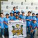 Miguel A. Flores Serna dona sueldo al equipo de béisbol infantil de Cadereyta