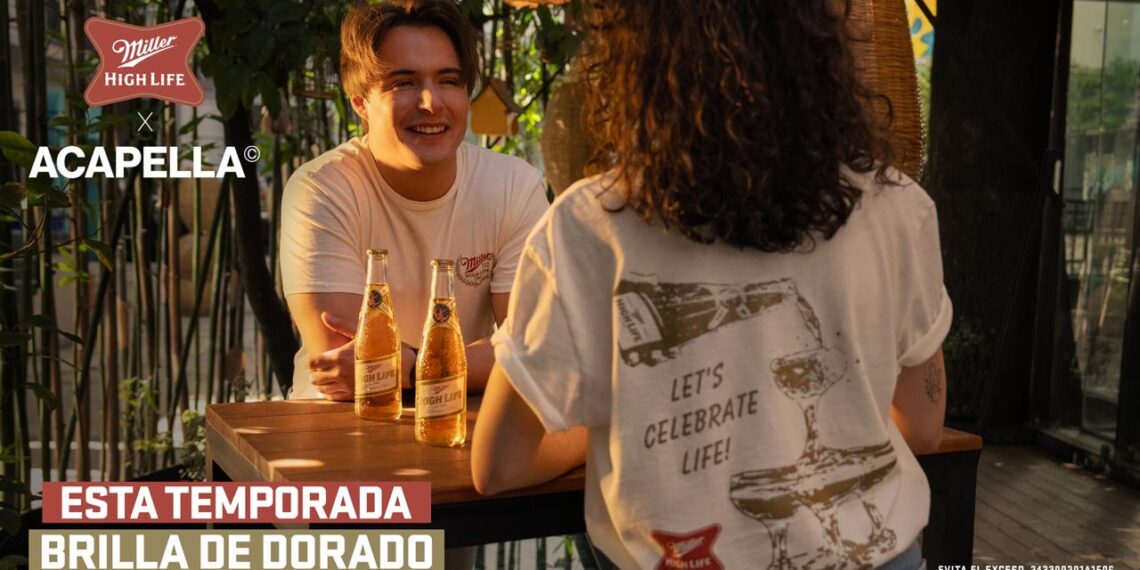 Miller High Life y Acapella lanzan una colección para brillar esta temporada