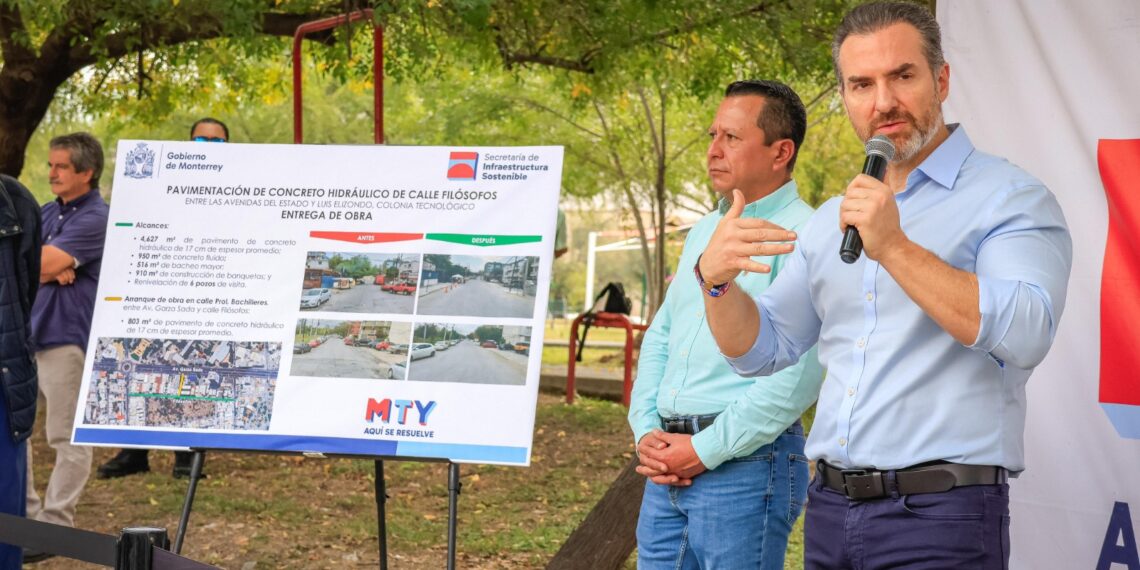 Concluyen pavimentación en Filósofos y comienzan obras en Bachilleres