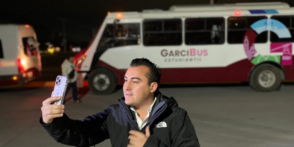 Manuel Guerra Cavazos lanza programa emergente de Garcibus ante amenazas de protestas